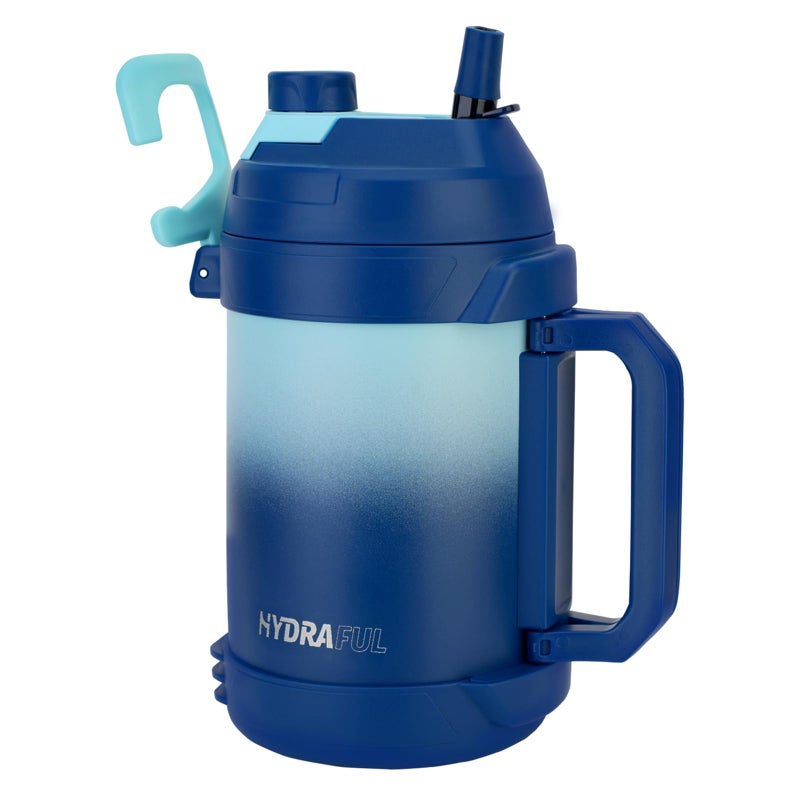 Hydraful Gallon Water Bottle  128 oz Large Insulated Stainless Steel Sports Water Jug  Large Triple Wall Vacuum Insulation Water Bottle-Keeps Cold up to 48 Hrs-Sweat Proof  for Gym  Hiking & Camping - Image 1